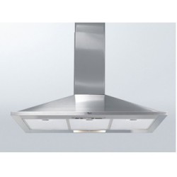 Whirlpool AKR 590 IX hotte Montée au mur Acier inoxydable 600 m³ h