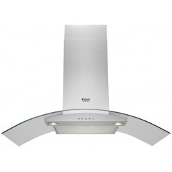 Hotpoint HGA 9.5 AM X HA hotte Montée au mur Acier inoxydable 434 m³ h