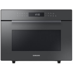 Samsung Micro-ondes combiné 32L - Air Fry - Arrêt plateau tournant - Gris Charbon - 900W - Plat croustilleur & Cocotte vapeur -