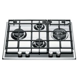 Hotpoint PKLL 641 D2 IX HA Noir Intégré 65 cm Gaz 4 zone(s)