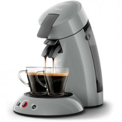 Machine à café à dosettes Senseo - HD6553/71 - Gris argenté