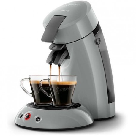 Machine à café à dosettes Senseo - HD6553/71 - Gris argenté
