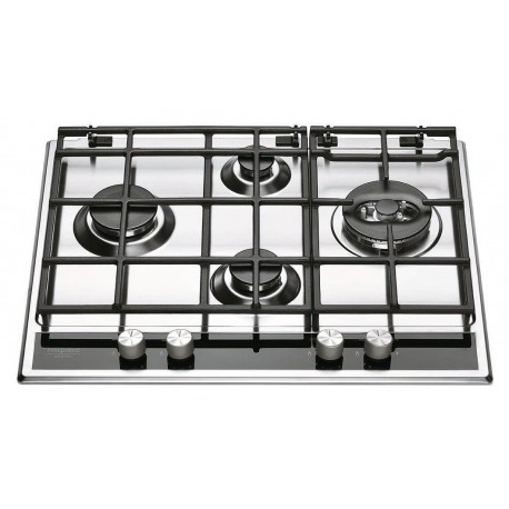 Table de Cuisson 4 Gaz - 65 cm - Inox