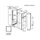 Réfrigérateur 2 Portes Encastrable AEG -180L + 38L - SDB614F1AS