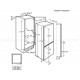 Combiné Encastrable Zanussi - 193 L + 61 L - ZNHN18FS1