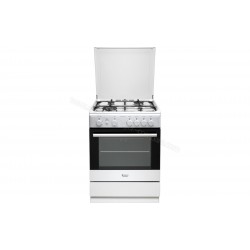 CUISINIERE MIXTE HOTPOINT - 4 FOYERS GAZ + FOUR GAZ - H6TGC1EWFR