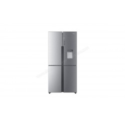 Réfrigérateur multiportes HAIER - 312L + 154L - ARGENT - RTG684WHJ