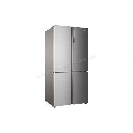 Réfrigérateur multiportes HAIER - 430L + 180L - INOX - HTF-610DM7