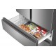 Réfrigérateur Multiportes HAIER - 484L + 266L - TITANE - HB26FSSAAA