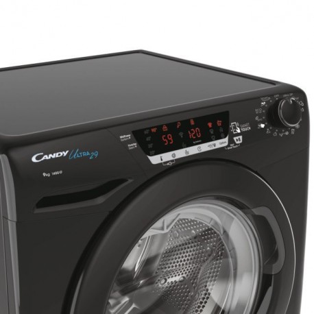 LAVE LINGE FRONTAL CANDY - 9KG - 1400TR - NOIR - HCU149TXMBBE/1-S