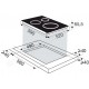 PLAQUE INDUCTION BRANDT - 3 ZONES - 5900W - NOIR