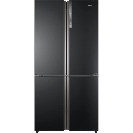 Réfrigérateur multiportes HAIER - 430L + 180L - NOIR - HTF-610DSN7