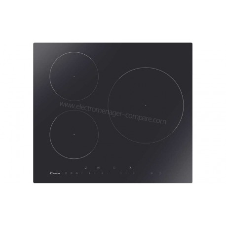 PLAQUE DE CUISSON INDUCTION CANDY - 3 FOYERS - 6900W - CIS633DTT
