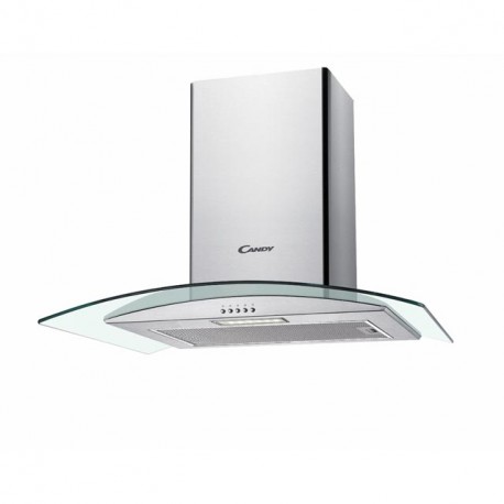 HOTTE DECOR CANDY - 456M3/H - 59.5 CM - INOX & VERRE - CGM64/1X