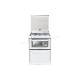 COMBINE FOUR/PLAQUE GAZ LAVE-VAISSELLE ROSIERES - 4 FOYERS - BLANC - TRG60RB/NG