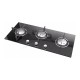 TABLE DE CUISSON VERRE ROSIERES - 3 GAZ - 5250W - RGV93SFSPN