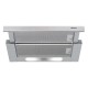 Hotte encastrable/télescopique - 60cm - 400m3/h - 58 dB - SHT4630X