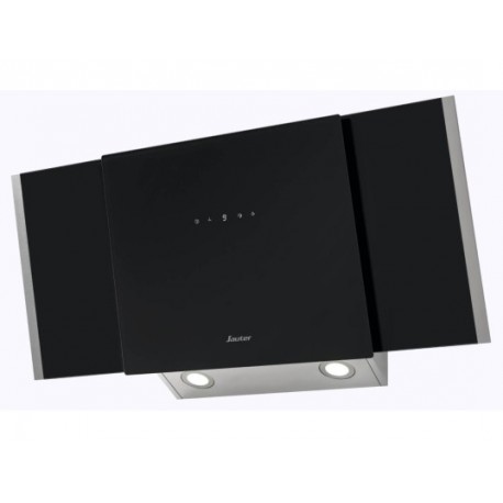 HOTTE PAN INCLINEE SAUTER - 703M3/H - 90CM - INOX-NOIR - SHV9901B