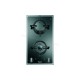DOMINO GAZ HOTPOINT - VERRE - 2 FOYERS - 4000W - DK2VS(IX)/HA