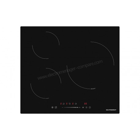 Table de cuisson SCHNEIDER -Plaque encastrable électrique - 3 foyers - SCTI6030N3/1
