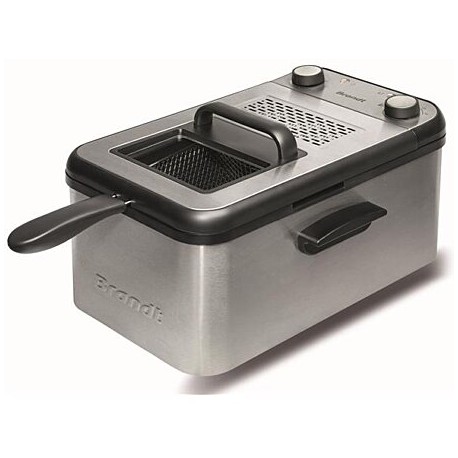 Friteuse BRANDT- 4.2 LITRES - 3 KWATT - ACIER INOXYDABLE-FRI4200