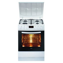 CUISINIERE MIXTE AMICA- 60X60CM -4 feux gaz- 65 L-APC6M4MFC