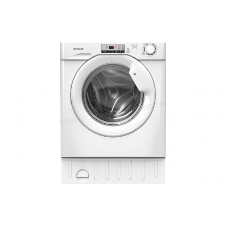 Lave-linge séchant encastrable BRANDT - 7 kg (lavage) / 5 kg (séchage)-1400 tr/min-BWD1754I
